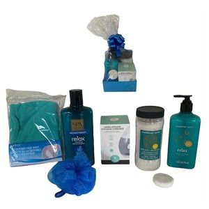 Spa Luxury Aromatherapy Eucalyptus Mint Bath & Body Valentine Gift Basket Set